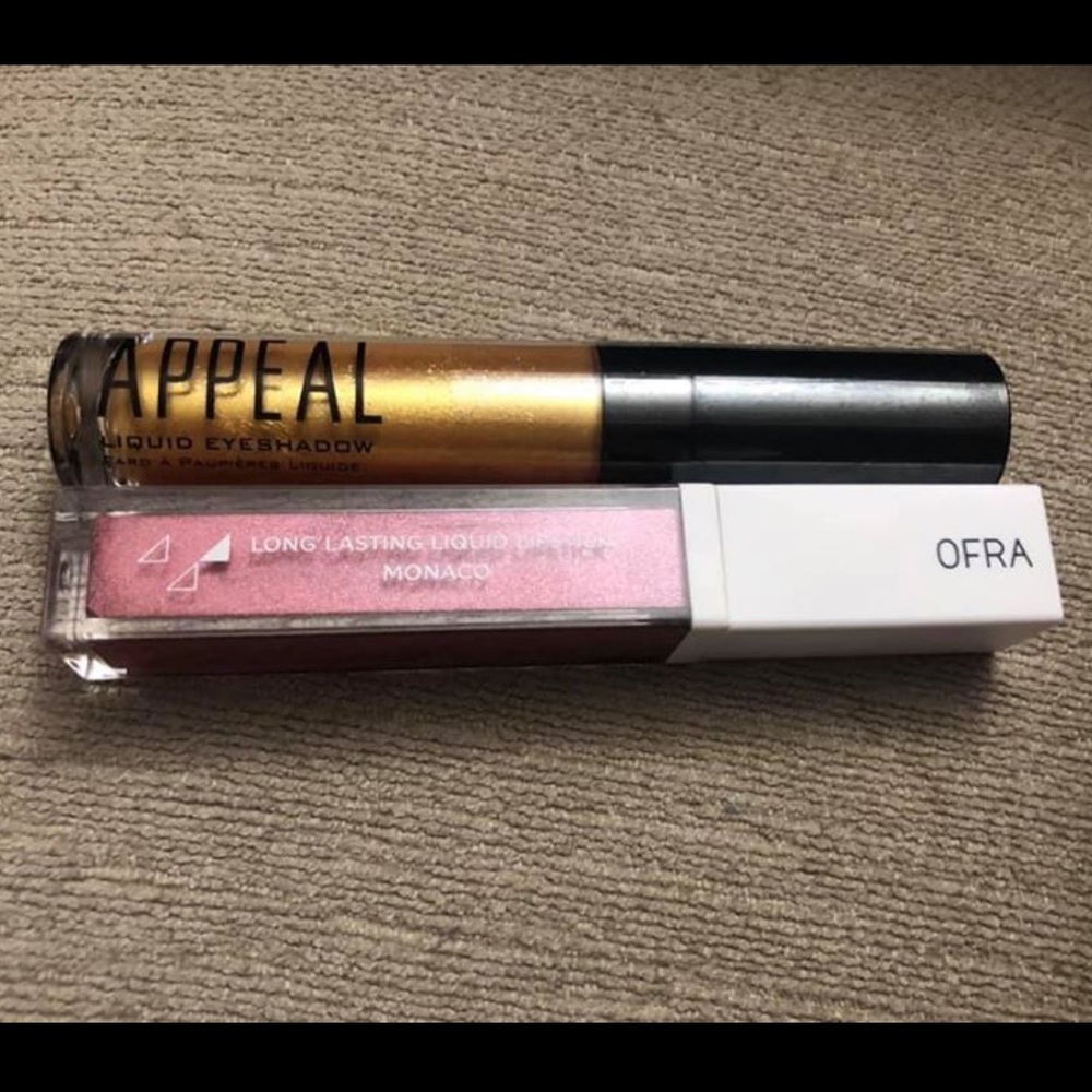 Appeal liquid eyeshadow & OFRA lipstick